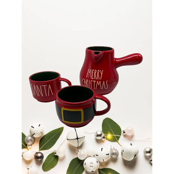 Rae Dunn Stacking Mug and Cocoa Christmas Set - Picture 1 of 4